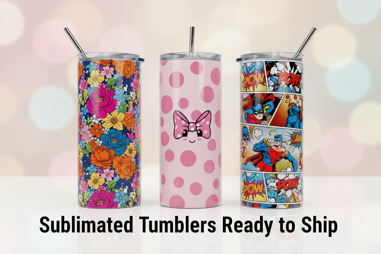 Tumblers Sublimados Listos para Envío