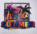 DTF Heat Transfer - Hello Summer 10"