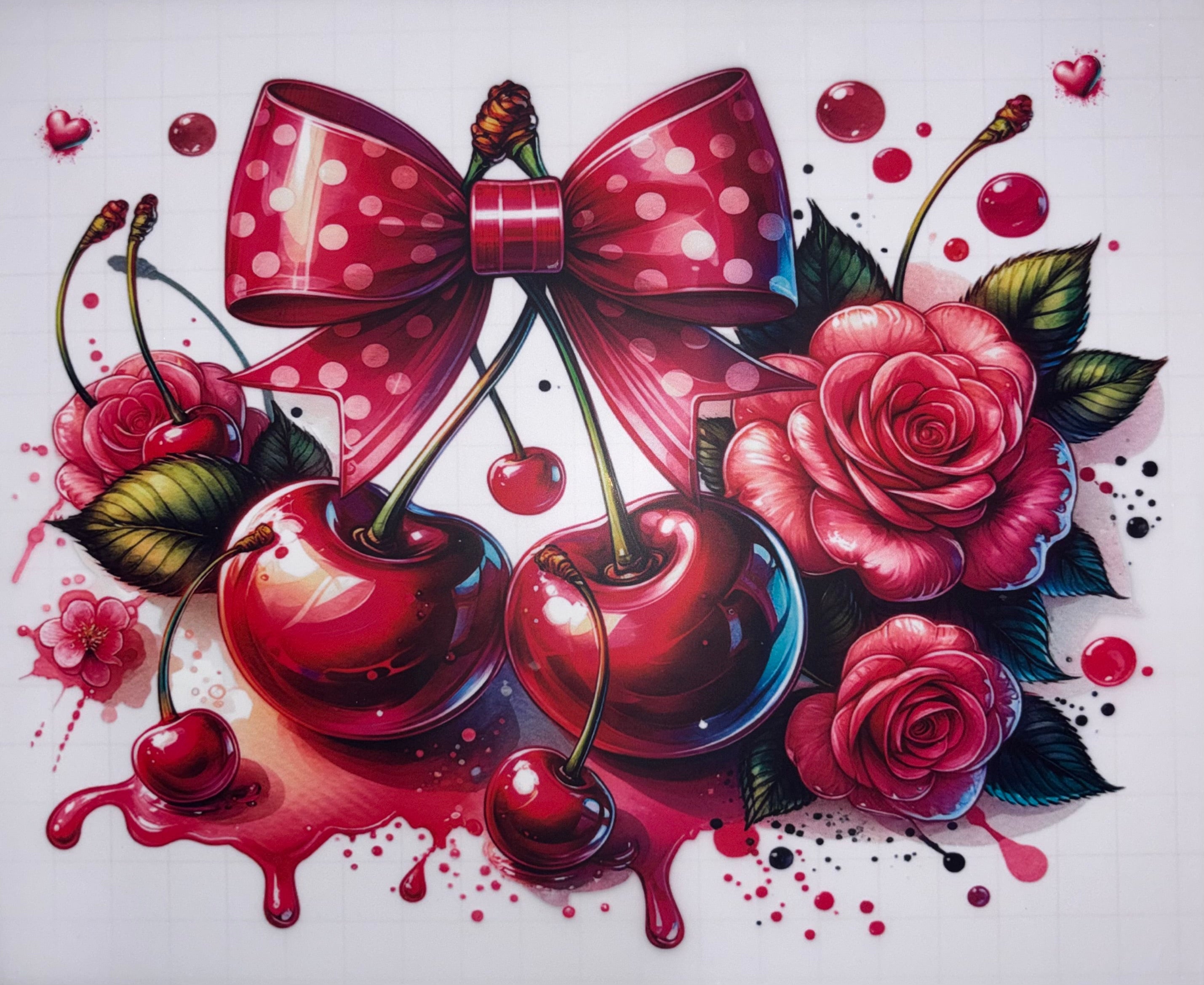 DTF Heat Transfer - Cherries