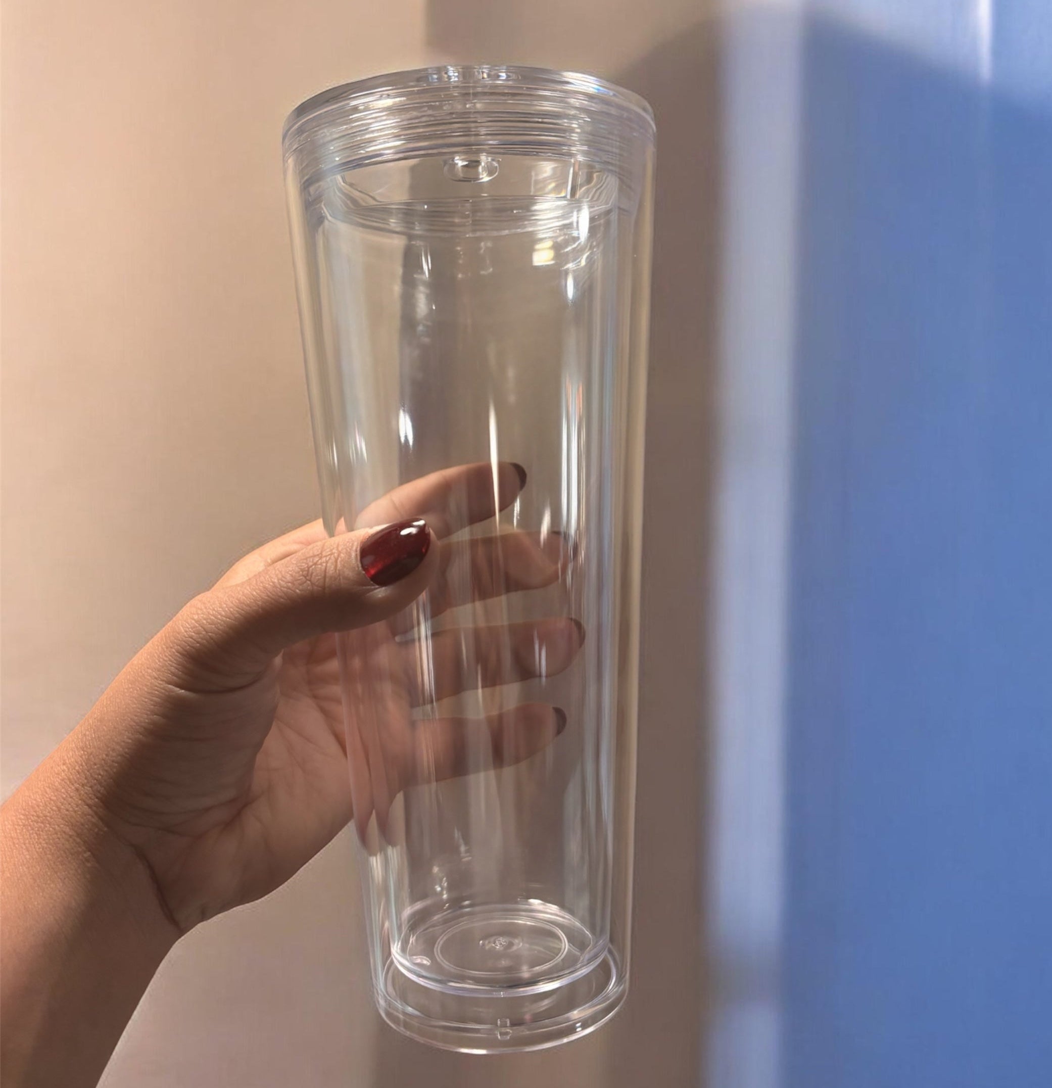 Vaso Snow Globe Acrílico 24oz Personalizado