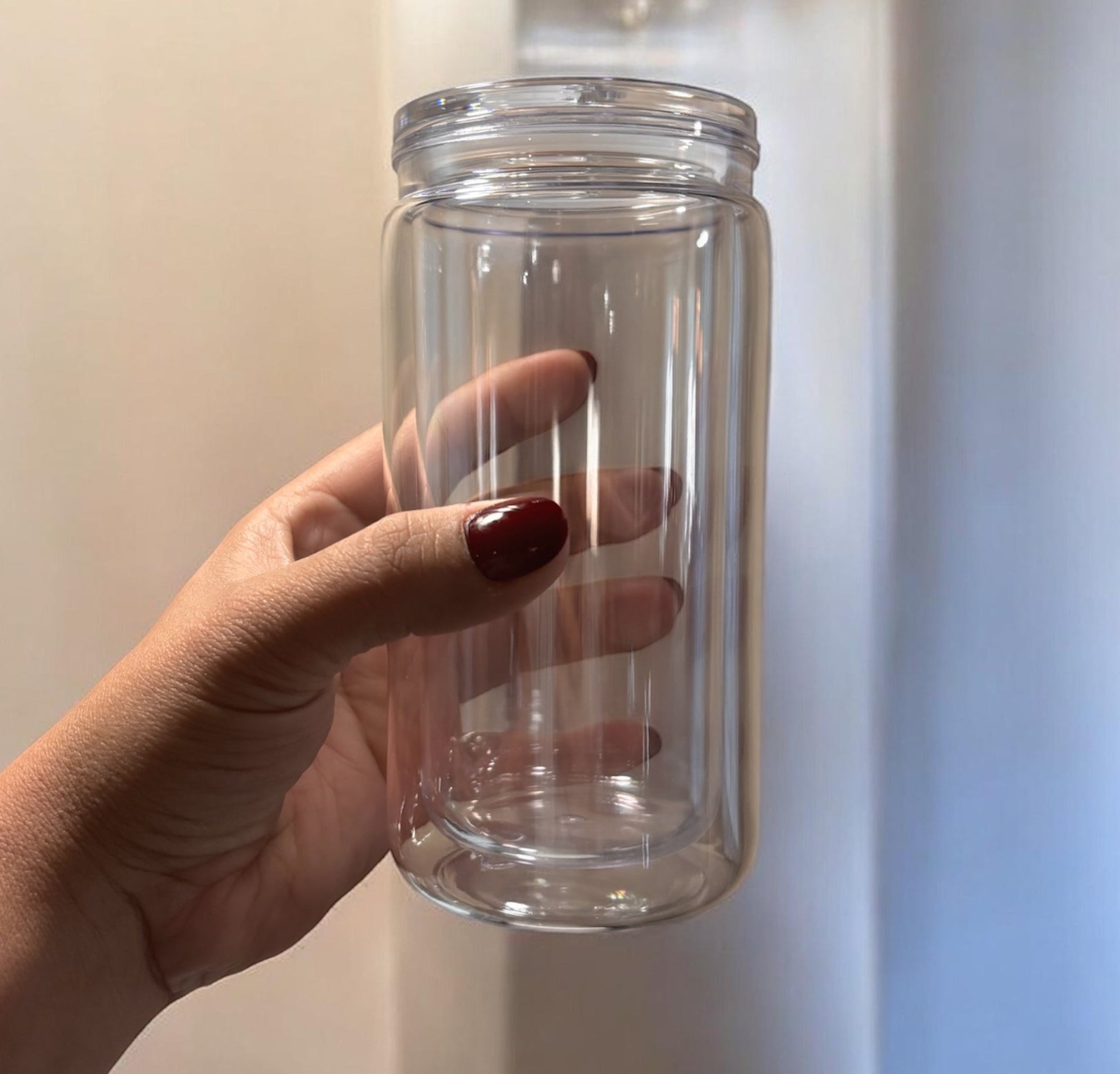 Vaso Snow Globe Acrílico 16oz Personalizado |