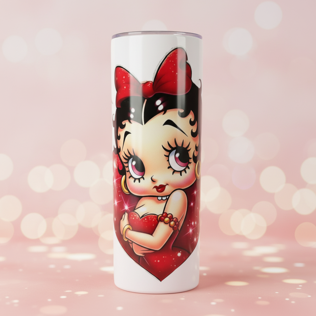 Betty Boop Tumbler Close-up