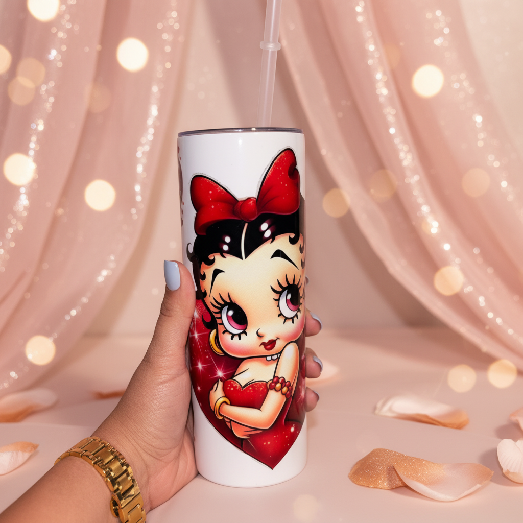 Betty Boop Tumbler Lifestyle