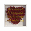 Shadow Box Personalizable con Cristal - Cuadro Decorativo