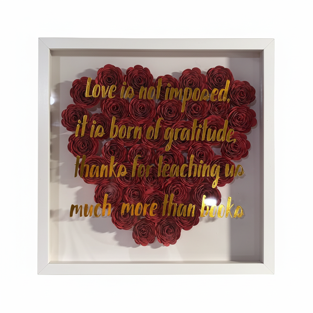 Shadow Box Personalizable con Cristal - Cuadro Decorativo