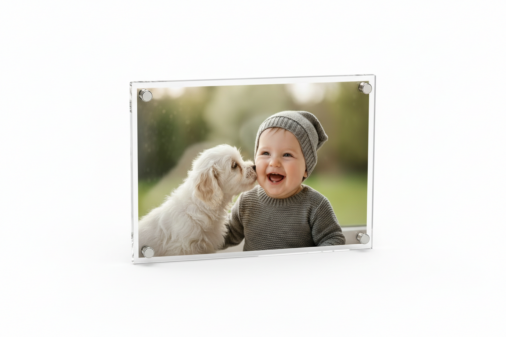 Cuadro de Cristal para Sublimación - Marco de cristal Personalizable 11.8x7.87