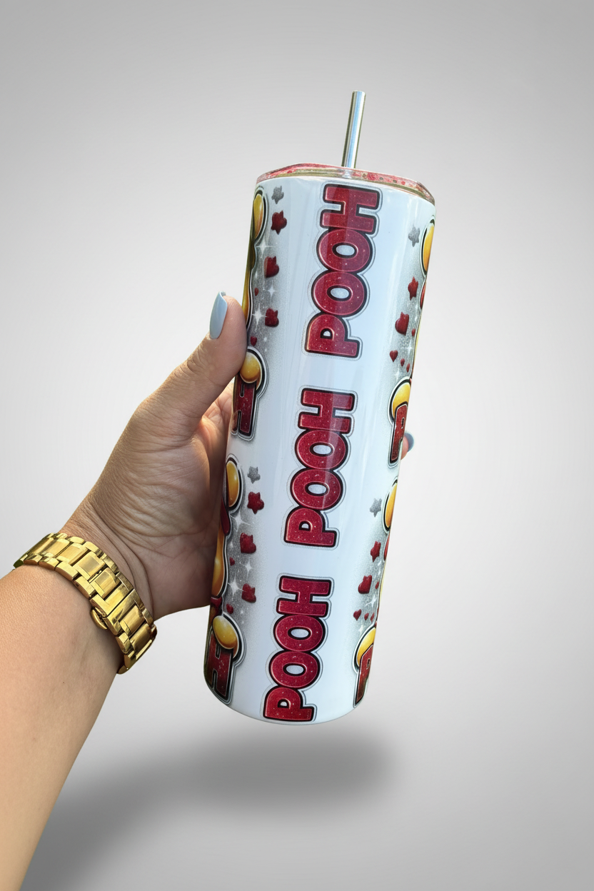 Snow Globe Tumbler 20oz Sweet Bear