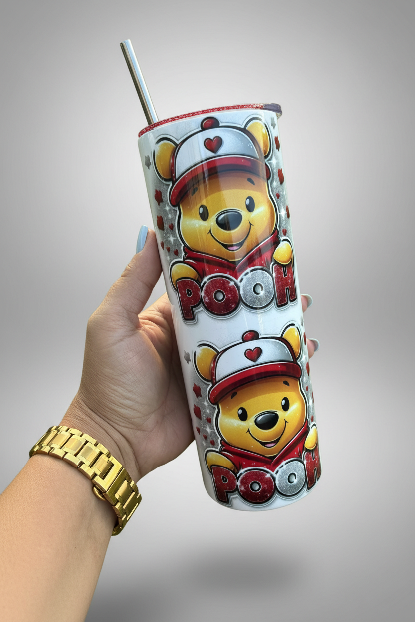 Snow Globe Tumbler 20oz Sweet Bear