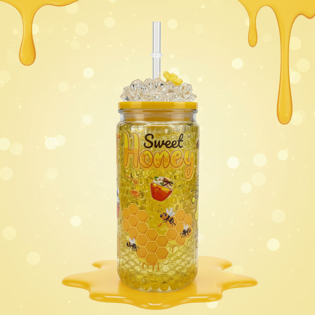 Vaso Snow Globe Sweet Honey 16oz
