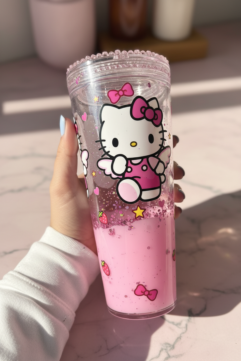 Tumbler - Hello Kitty Ángel Sentada