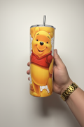 Tumbler Sublimado Winnie Pooh de Acero Inoxidable 20oz
